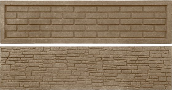 Betonová deska rovná oboustranná - pískovec