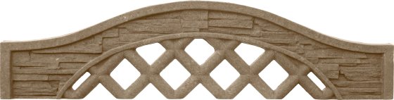 Betonová deska mřížka - štípaný kámen - pískovec