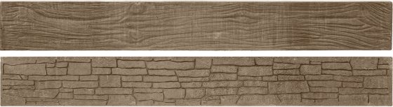 Betonová deska soklová oboustranná - dřevo - pískovec