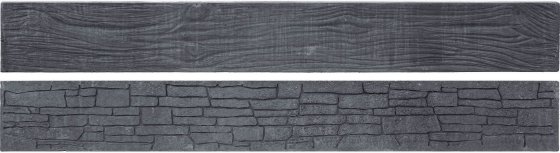 Betonová deska soklová oboustranná - dřevo - grafit