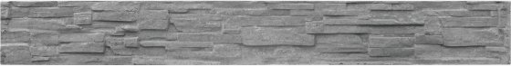 Betonová deska soklová 250 cm - štípaný kámen - šedá