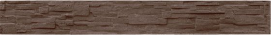 Betonová deska soklová 250 cm - štípaný kámen - hnědá