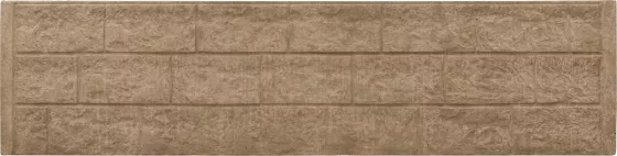 Betonová deska rovná - zděný blok - šedá