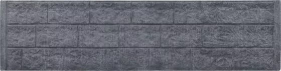 Betonová deska rovná - zděný blok - grafit / antracit