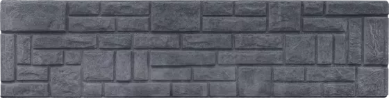 Betonová deska rovná - skládaný kámen - grafit / antracit