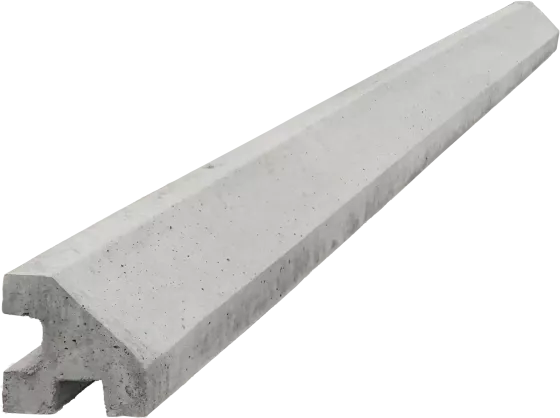 Betonový sloupek rohový na 1,75 m plot (245 cm)