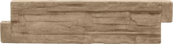 Betonová deska 100 cm - záhon - štípaný kámen - pískovec