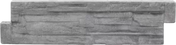 Betonová deska 100 cm - záhon - štípaný kámen