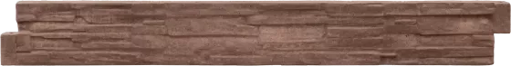 Betonová deska 200 cm - záhon - štípaný kámen - hnědá