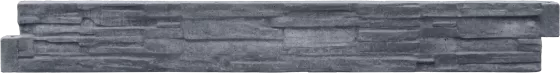 Betonová deska 200 cm - záhon - štípaný kámen - grafit
