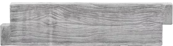 Betonová deska 100 cm - záhon - dřevo - šedá
