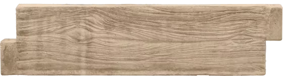 Betonová deska 100 cm - záhon - dřevo - pískovec
