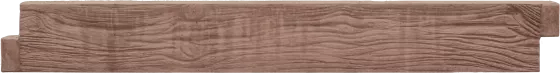 Betonová deska 200 cm - záhon - dřevo - hnědá