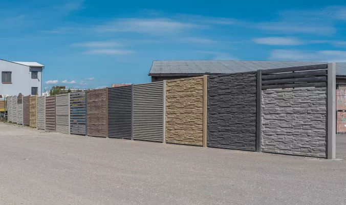 Vyráběné varianty betonových plotů